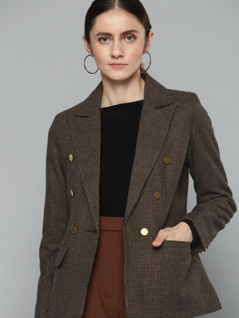 Tan Brown Blazers - Buy Tan Brown Blazers online in India