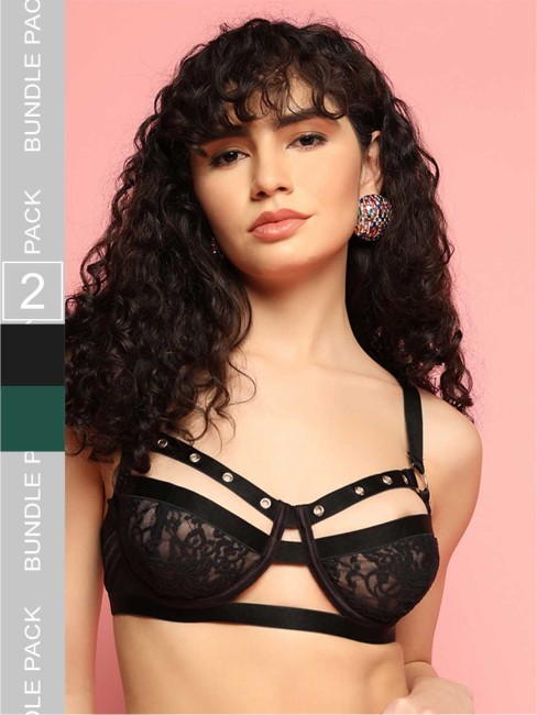 Buy Black Bras for Women by Da Intimo Online