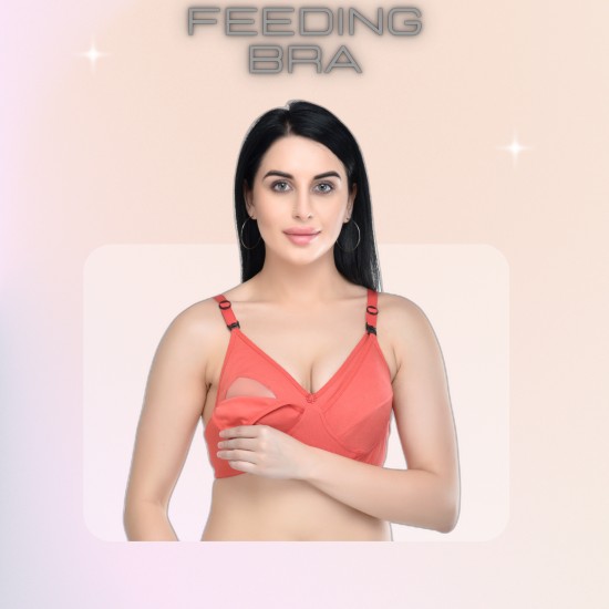 Buy Zourt Women Stylish Non Padded B Cup Feeding Bra Star Blue Online at  Best Prices in India - JioMart.