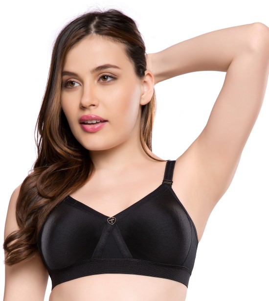 Buy Trylo Double Layered Non-Wired Full Coverage T-Shirt Bra - Coral at  Rs.599 online