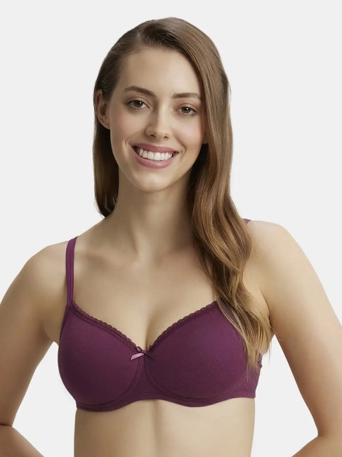 Buy PrettyCat Padded Non-Wired Demi Coverage Pretty Back Bra - Green at  Rs.450 online