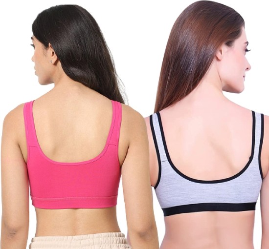 Bigersell Padded Sports Bras for Women Push up Clearance Sport Bras for  Women Plus Size Sport Bra Style B2083 V-Neck Seamless Bras Pull-On Bra  Closure Regular Size Tank Top Bras for Women