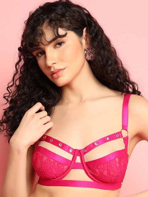 Buy online Beige Velvet Bralette from lingerie for Women by Da Intimo for  ₹479 at 52% off