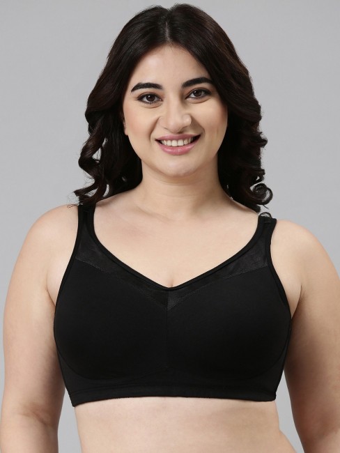 Enamor F039 Spacer Minimizer Full Support Nylon Bra Non-Padded Wired High  Coverage in Bangalore at best price by Purple Olive Lingerie Boutique -  Justdial