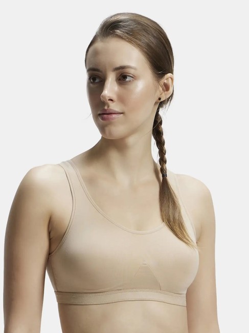 Jockey 1378 White S Full Cup Sports Bra in Goalpara at best price by Neelam  Family Shoppee - Justdial