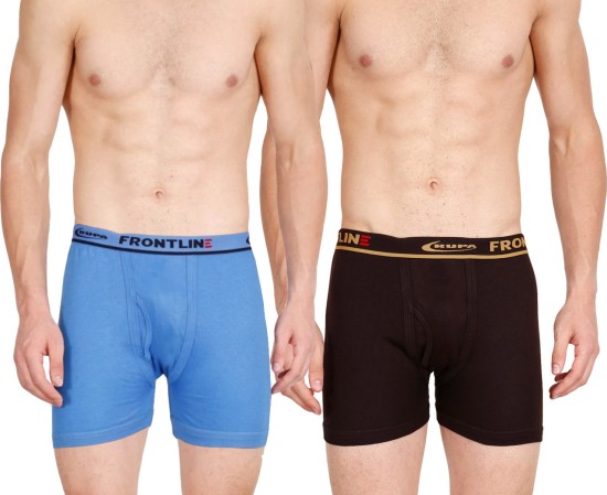 Buy RUPA Frontline Men's Cotton Brief (Pack of 5)(8903978457246_FL  EXPANDO_L_Navy, Sky, Grey, Black, Dull Blue)(Colors and Prints May Vary) at