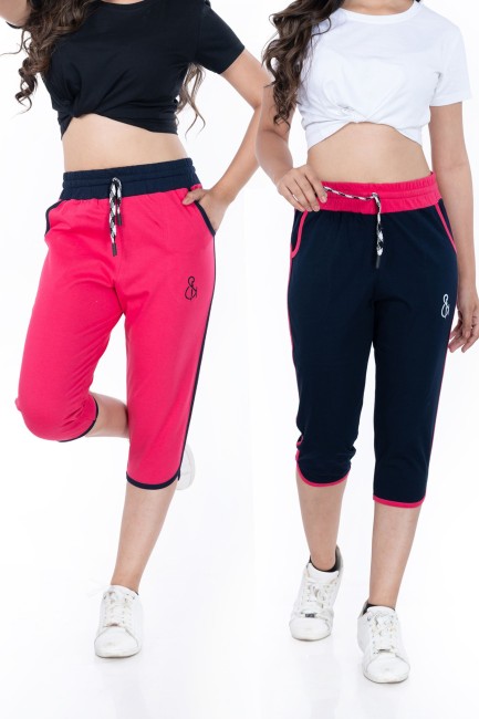 Jockey Women's Yoga Capri Cropped Slit Flare Pant Side Pockets Inseam 25 in  B20
