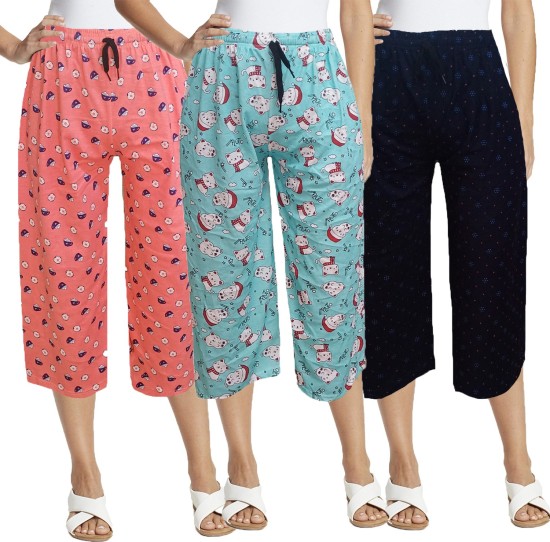 IndiWeaves? Girls Cotton Printed Regular Fit Capri 3/4th Pants (Pack of 5)  Multicolor283 [Unknown Binding] [Apparel] [Apparel] : : Clothing &  Accessories