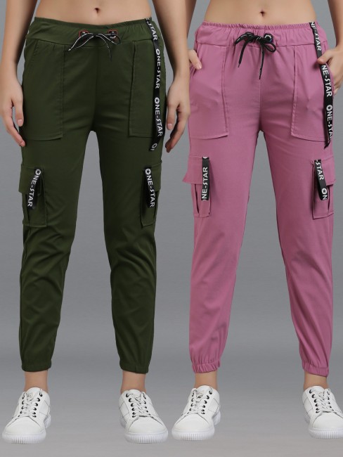 Fashion (Army Green)Cargo Pants Women High Waist Spring Autumn Pocket Slim  Sweatpants Fashion Streetwear Long Overalls Pant Elastics Trousers DOU @  Best Price Online