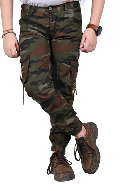 Stylish Cargo Pant for Boys  Army Print Pant for Kids  Joggers Cammando  Pants for