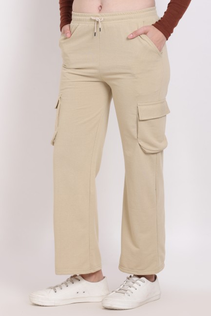 Slim Fit Womens Cargo Trousers  Pants 