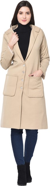 BELLZELY Women Coats Winter Clearance Womens Fall and Winter Lapel Woolen  Cloth Coat Trench Jacket Long Overcoat Outwear