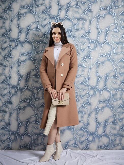 Ladies long coat best sale