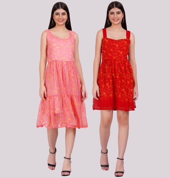 Red One Piece Dress - Buy Red One Piece Party Wear Dresses Online For Women  at Best Prices in India