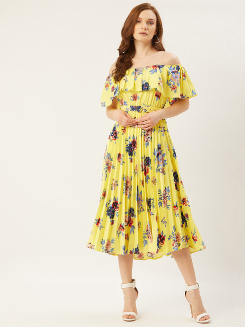 Off shoulder store dress flipkart