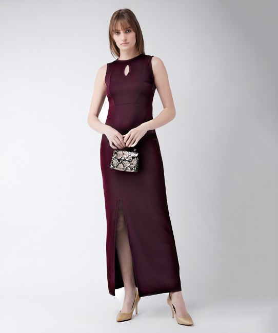 Solid maxi sale dresses online