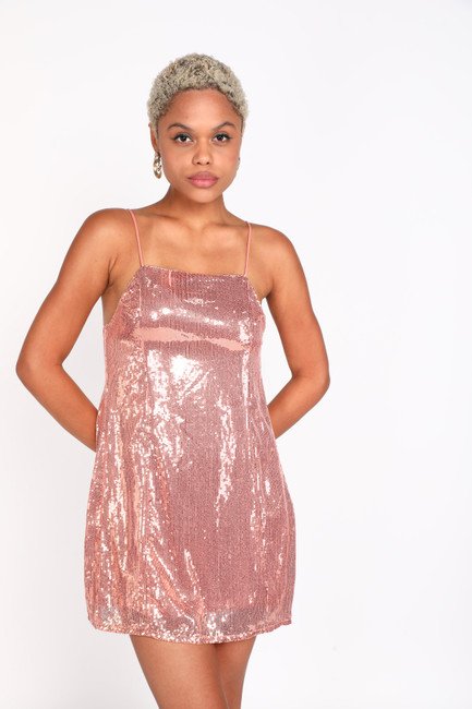 Forever 21 rose gold 2024 dress