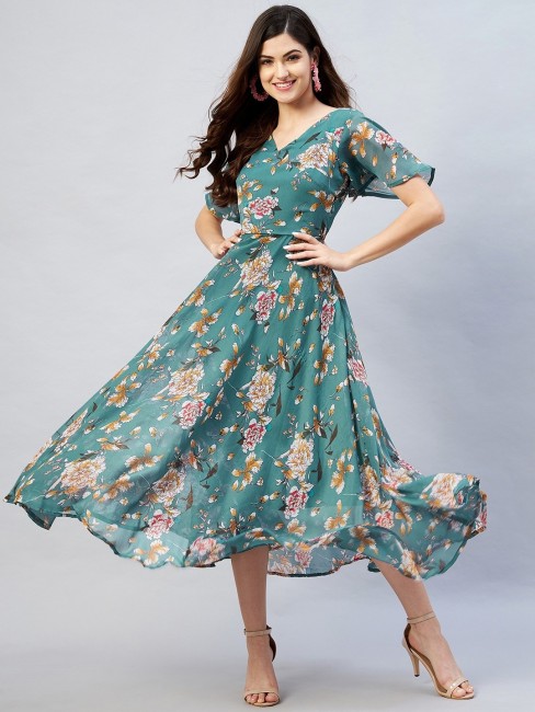 Midi dress hot sale on flipkart