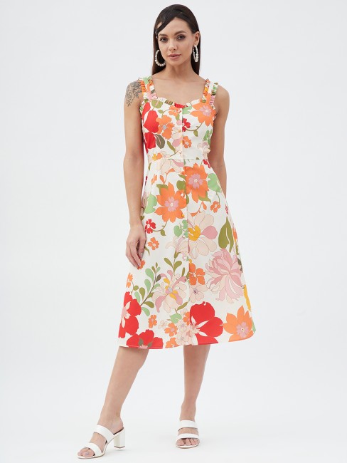 Floral dresses clearance flipkart