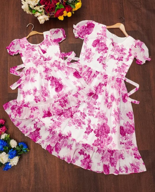 Mother and daughter dresses flipkart best sale