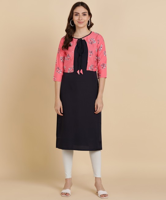 Flipkart kurtis with jacket best sale