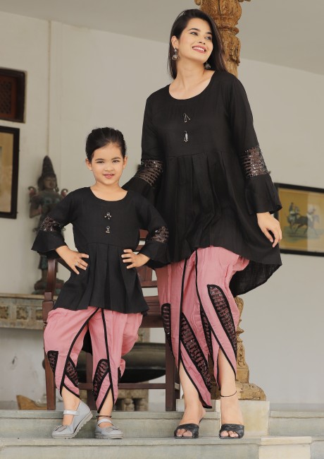 Mom and best sale daughter set dress