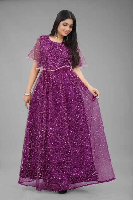 Femvy Anarkali Gown Price in India  Buy Femvy Anarkali Gown online at  Flipkartcom