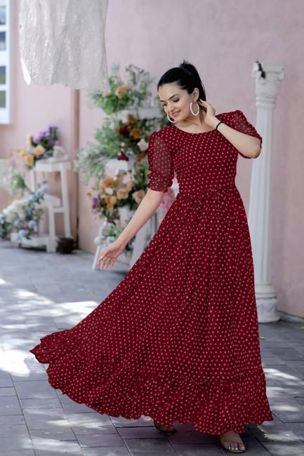 Velvet Gown Buy Velvet Gown online at Best Prices in India Flipkart