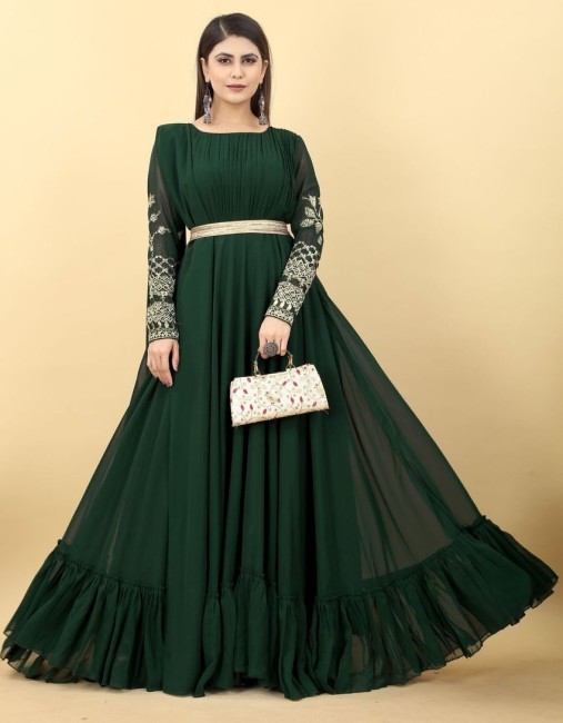 Flipkart party wear on sale gowns