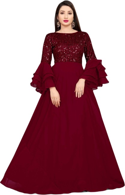 Velvet Gown - Buy Velvet Gown online at Best Prices in India