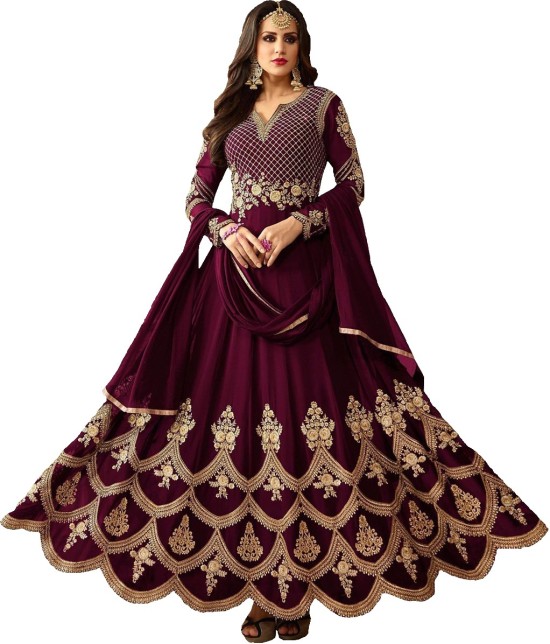 Party wear clearance gowns flipkart