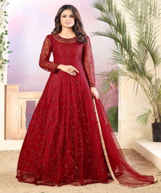 Net red outlet gown