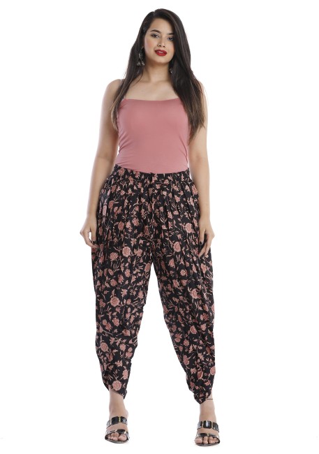 Buy NuofengkuduWomens Harem Hippie Pants Baggy Boho Patterned High Waist  Smocked Waist Thin with Pockets Lounge Trousers for Yoga Summer Beach  Online at desertcartINDIA