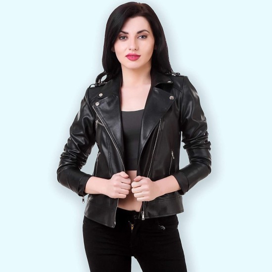 Leather jacket sales girl price