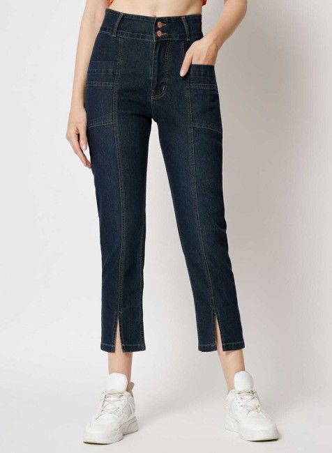 Ladies jeans pants dark blue in Ahmedabad at best price by Mala