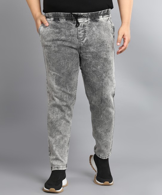 Frobukio Men Jeans Long Pants Denim Ripped Frayed Slim Fit Biker Work  Trousers - Walmart.com