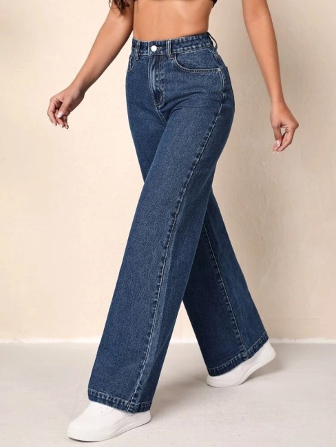 Ladies jeans pants dark blue in Ahmedabad at best price by Mala