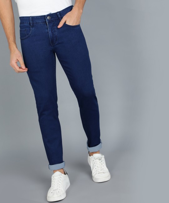 High rise jeans for men