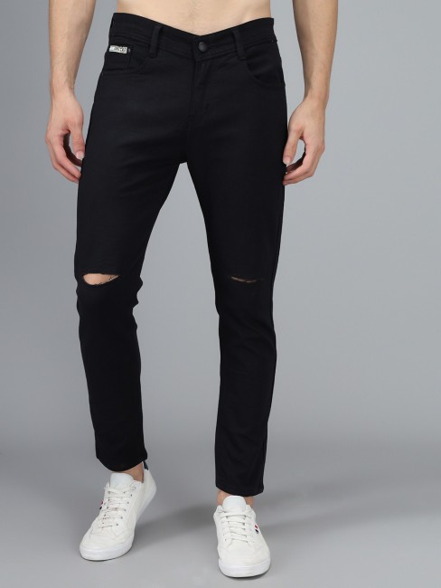 Ripped Slim Fit Mens Denim Jeans, Black at Rs 505/piece in Bengaluru