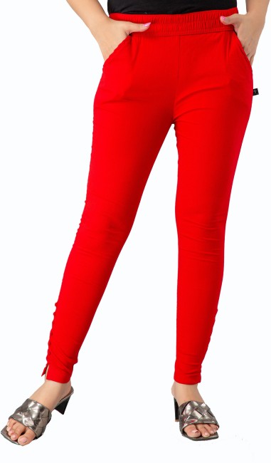 Red Jeggings - Buy Red Jeggings online in India