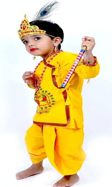 Krishna Dress Buy Krishna Costume Fancy Dress Online at Best Prices in India Flipkart