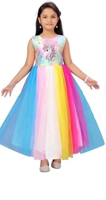 Kids Dresses For Girls Unicorn Dress Cute Clothes Summer Children