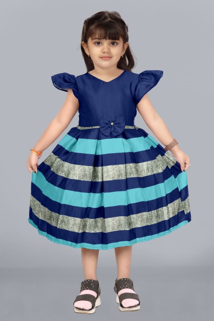 K-19 Summer Latest Western Pattern Design Party Wear Kid Children Girl Dress  For Kid Girl (5_years): Buy Online at Best Price in UAE - Amazon.ae