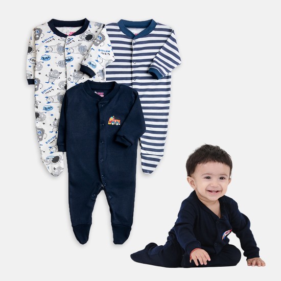 gvdentm Baby Romper Infant Boys Short Sleeve Print Romper Clothes Summer  Boy Outfits Dark Gray,80 