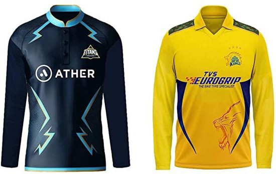 2022 Gujarat Titans Official Tata IPL Replica Adult Match Jersey