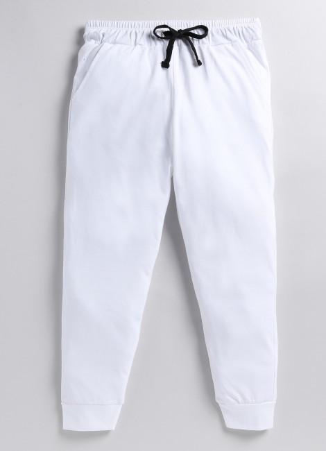 White track hot sale pants kids