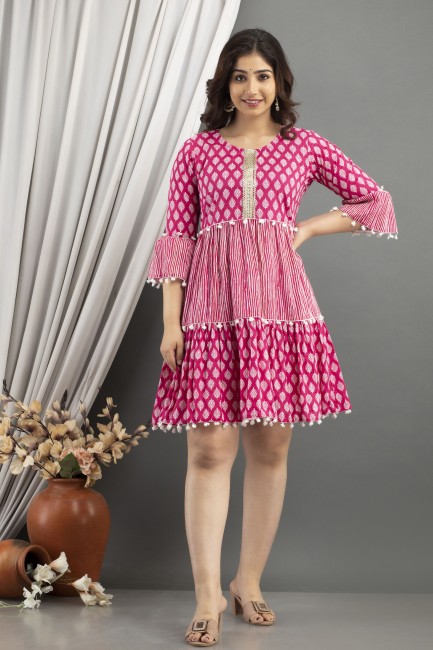 Cotton Frocks & Dresses Women Sleeveless Dress, Size: S M L XL XXL at Rs  160/piece in Surat