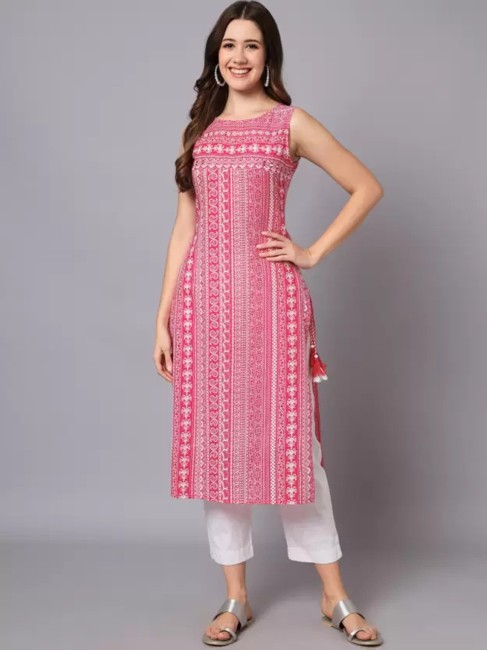 White on sale kurtis flipkart