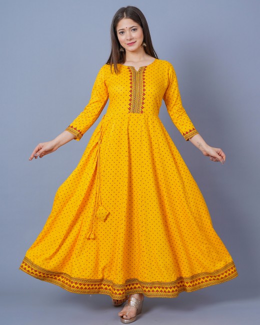 Kanha trade Anarkali Gown Price in India  Buy Kanha trade Anarkali Gown  online at Flipkartcom
