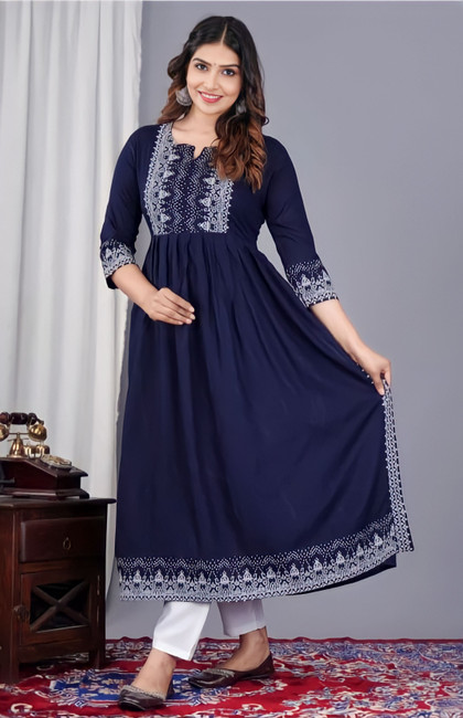 Long Kurtis Buy Designer Long Kurtas Online at Best Prices In
